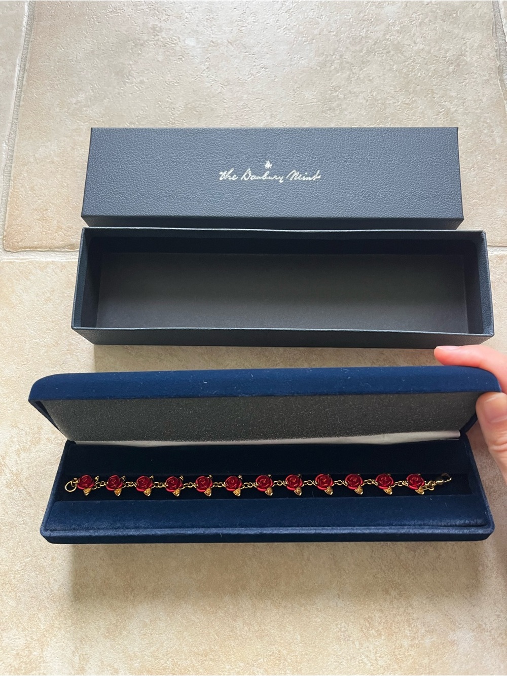 The Danbury Mint ‘A Dozen Roses’ Bracelet